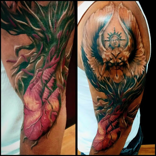 Explore great lakes tattoo ideas, creative tattoo ideas in Roanoke, available at Imagine Ink Studios