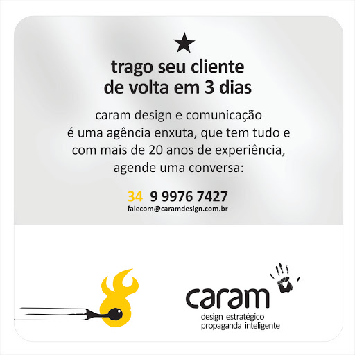 Logo da empresa - caram design e comunicação