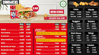 Carte du Chez Mémo Kebab - LE KEB'S à Nancy