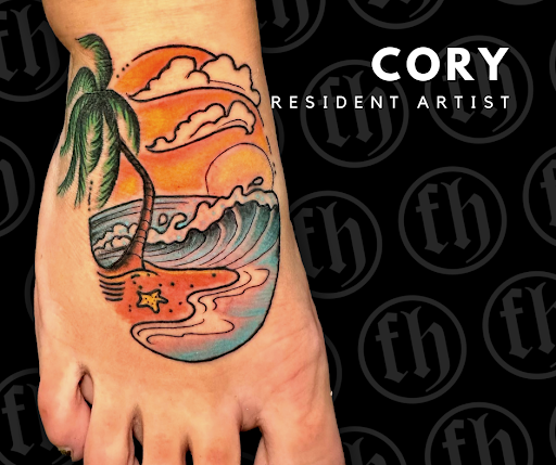 Explore men neck tattoo ideas, creative tattoo ideas in Kissimmee, available at Fallen Heroes Tattoo & Piercing (Florida)