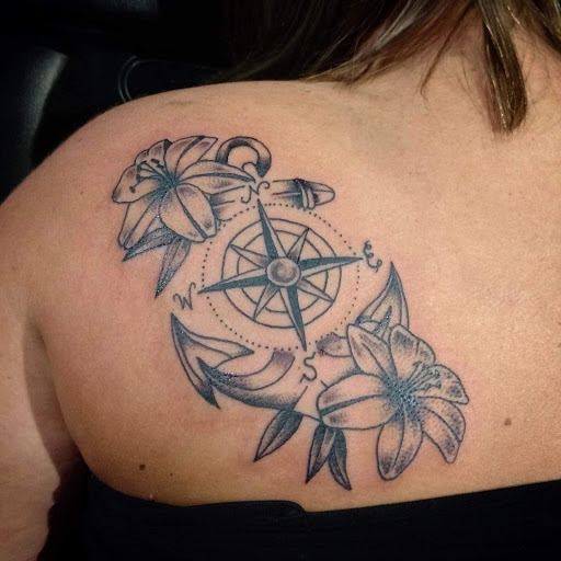 Explore shell tattoo ideas, creative tattoo ideas in Asheboro, available at Blue Luna Tattoo Company, LLC