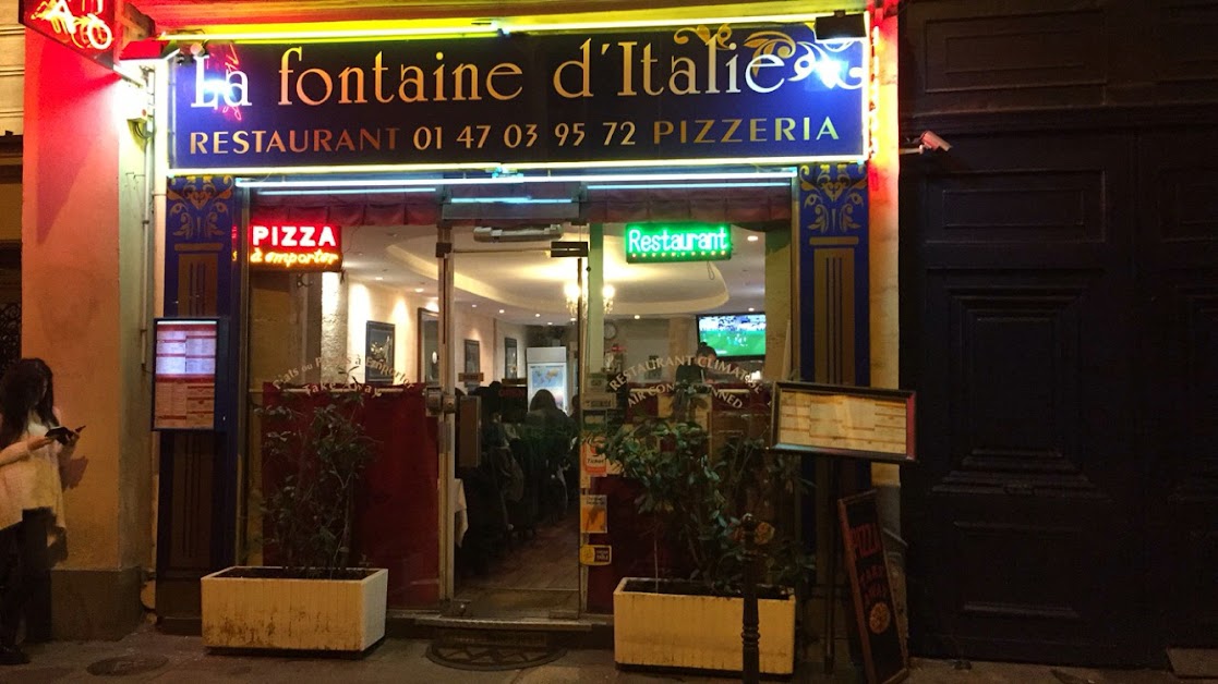 Restaurant La Fontaine d'Italie 75001 Paris