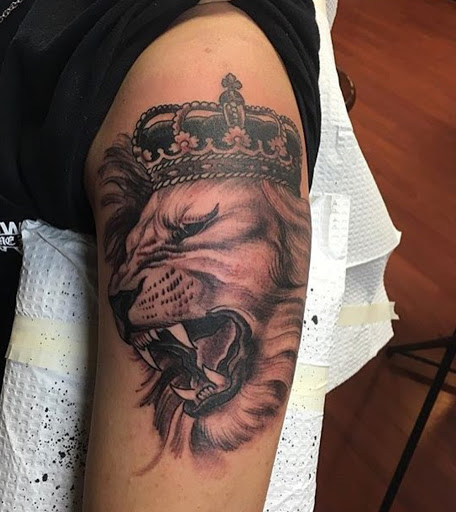 Explore script tattoo ideas for men, creative tattoo ideas in Syracuse, available at Resurrected Tattoo