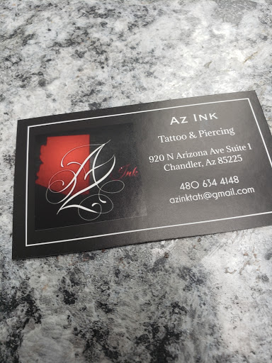 Tattoo Shop «AZ Ink», reviews and photos, 920 N Arizona Ave #1, Chandler, AZ 85225, USA
