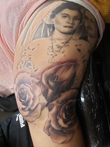 Explore crown tattoo ideas for guys, creative tattoo ideas in La Habra, available at Raining Ink Tattoo Studio