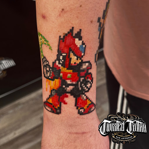 Explore cover up neck tattoo ideas, creative tattoo ideas in San Antonio, available at Twisted Tattoo