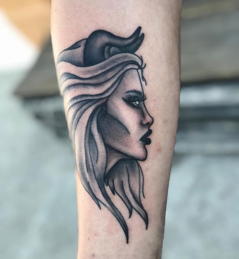 Explore clock hand tattoo ideas, creative tattoo ideas in Dayton, available at 33 Lions Tattoo