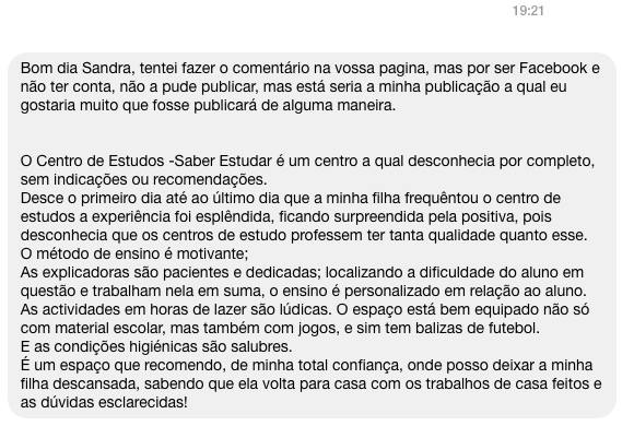 Comentários e avaliações sobre o Saber Estudar