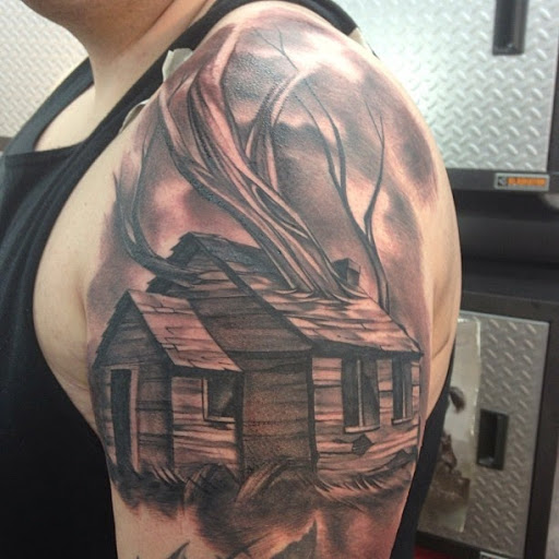 Explore cover up tattoo ideas on arm, creative tattoo ideas in Brainerd, available at One Life Tattoo Studio