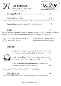 Restaurant DéTour à Melun - menu / carte