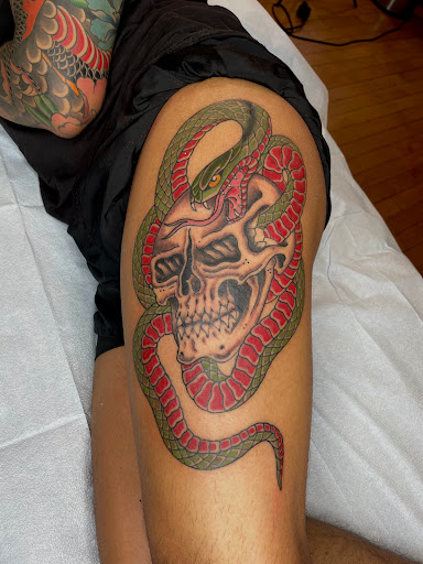 Explore evolve tattoo ideas, creative tattoo ideas in Providence, available at The Torchbearer Tattoo