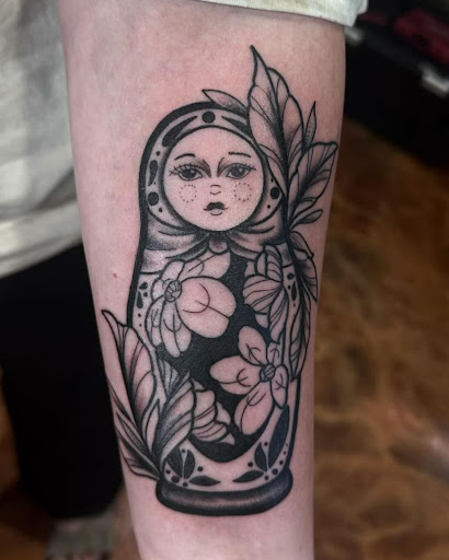 Explore taz tattoo ideas, creative tattoo ideas in Marietta, available at The Queen Bee Tattoo and Piercing Parlour