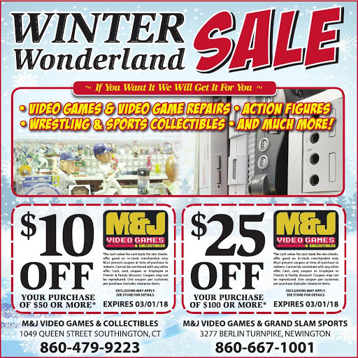 Sports Memorabilia Store «M&J Video Games & Collectibles», reviews and photos, 38 Center St, Wallingford, CT 06492, USA