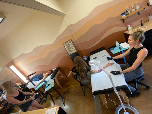 Explore family leg tattoo ideas, creative tattoo ideas in Carefree, available at Lucid Arts - Design & Tattoo