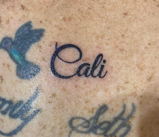 Explore tattoo lettering ideas, creative tattoo ideas in Sedalia, available at NS Custom Ink