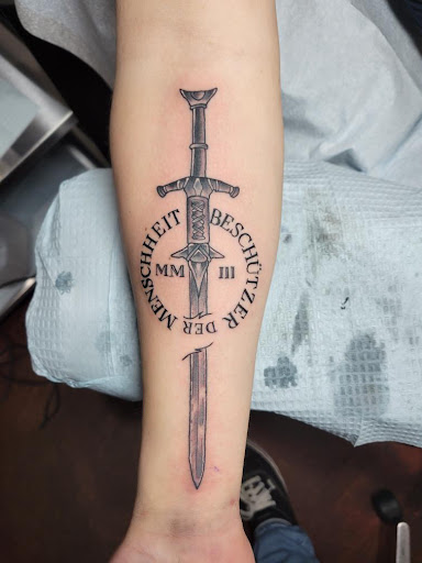 Explore tribal cover up tattoo ideas, creative tattoo ideas in Libertyville, available at Lucky Seven Tattoo