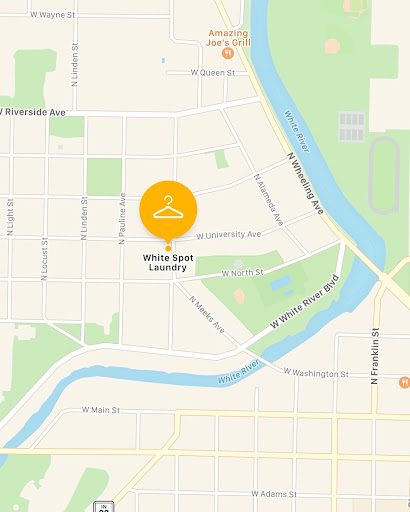 Laundromat «White Spot Coin Laundry», reviews and photos, 417 N. Reserve, Muncie, IN 47303, USA