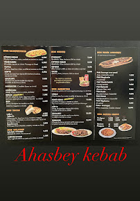 Menu du Ahasbey Kebab à Sélestat