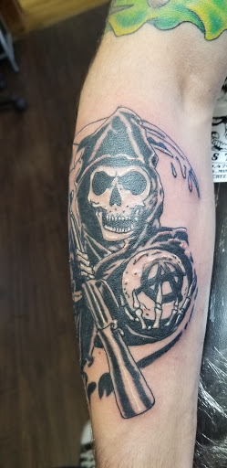Find tattoo ideas for men music for your next unique tattoo in Wenatchee at Rebels Tattoo Studio