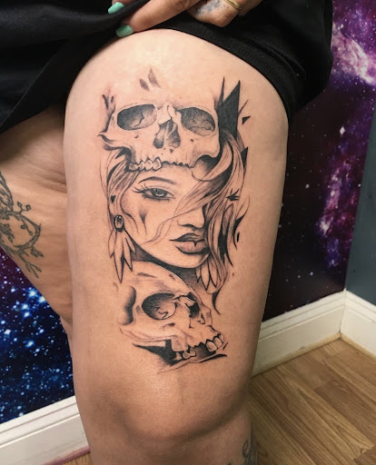 Explore maori tattoo ideas for men, creative tattoo ideas in Williamsport, available at Tats Tattoo Zoo