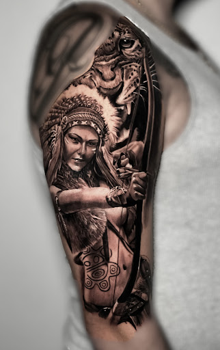 Explore 2x2 tattoo ideas for females, creative tattoo ideas in Corona, available at Crop Circles Tattoo Studio