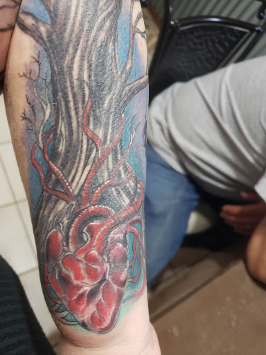 Explore gurren lagann tattoo ideas, creative tattoo ideas in Clarksville, available at Uncle Bobs Tattoos