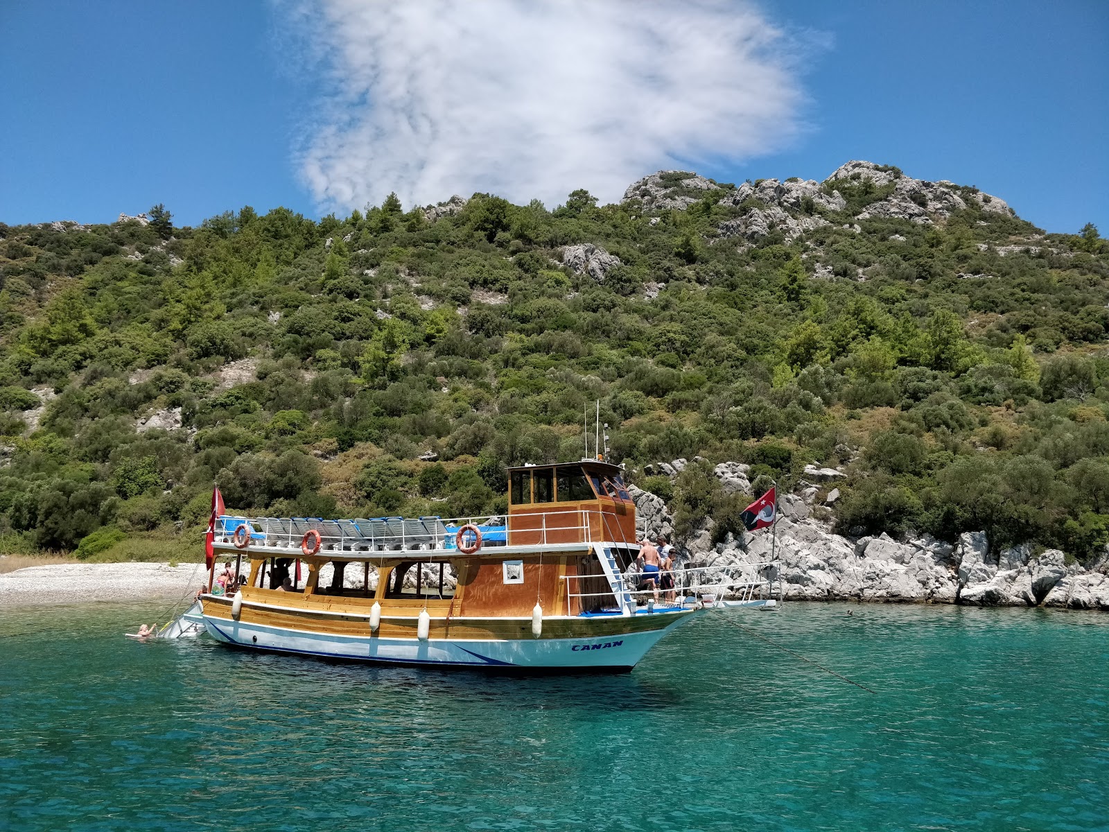 Kadırga Limanı'in fotoğrafı turkuaz saf su yüzey ile