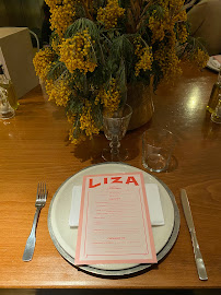 Liza à Paris menu