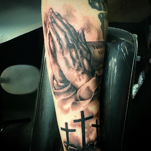 Explore buddha tattoo ideas, creative tattoo ideas in Virginia Beach, available at Studio Evolve
