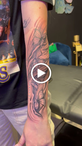 Explore bad bunny tattoo ideas, creative tattoo ideas in Garden Grove, available at Ashes 2 Ink Tattoo and Piercing LLC