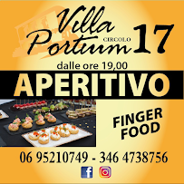 Restaurant Villa Portium à Monte Porzio Catone (la carte)