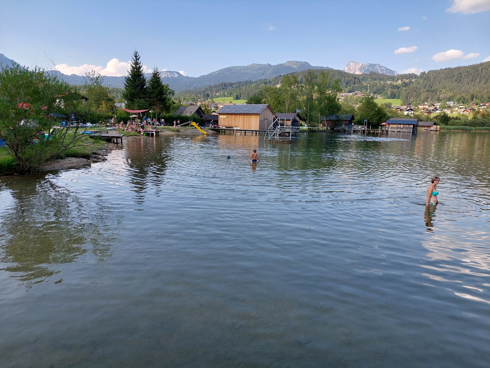 Foto af Strandbad Untersee med lige kyst