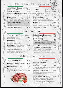 Menu du PIZZERIA COME PRIMA à Villeneuve-le-Comte