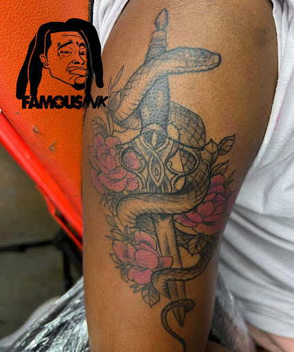 Explore amazing grace tattoo ideas, creative tattoo ideas in Hammond, available at Famous Ink, Inc.