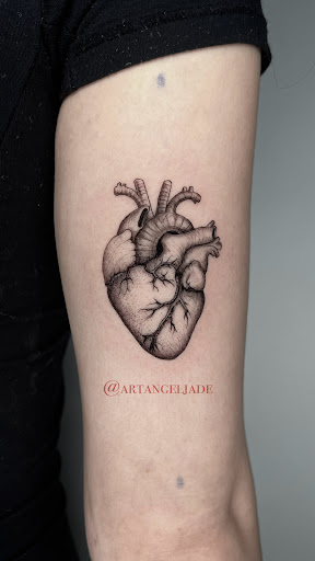 Explore memorial sleeve tattoo ideas, creative tattoo ideas in Deerfield Beach, available at Black Rose Tattoo Studio