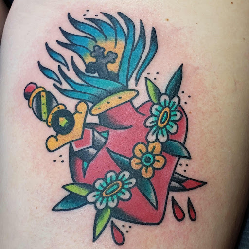 Explore halloween pumpkin tattoo ideas, creative tattoo ideas in Los Angeles, available at Tinta Rebelde hardcore tattoo