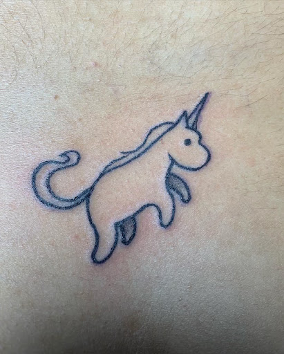 Explore dog print tattoo ideas, creative tattoo ideas in San Antonio, available at Its Live Through This Tattoos, Supplies, & Piercings