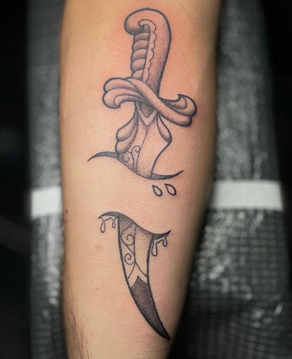 Explore dragon tattoo ideas for women, creative tattoo ideas in Peoria, available at Modern Ink Tattoo