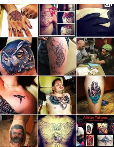 Explore semi truck tattoo ideas, creative tattoo ideas in Hialeah, available at Allstar Tattoo & Body piercing