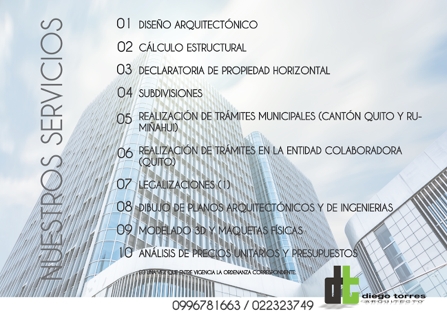 Diego Torres - Arquitectos e Ingenieros - Quito