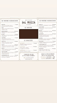 Menu du Dal Mozza Gourmet à Pisa