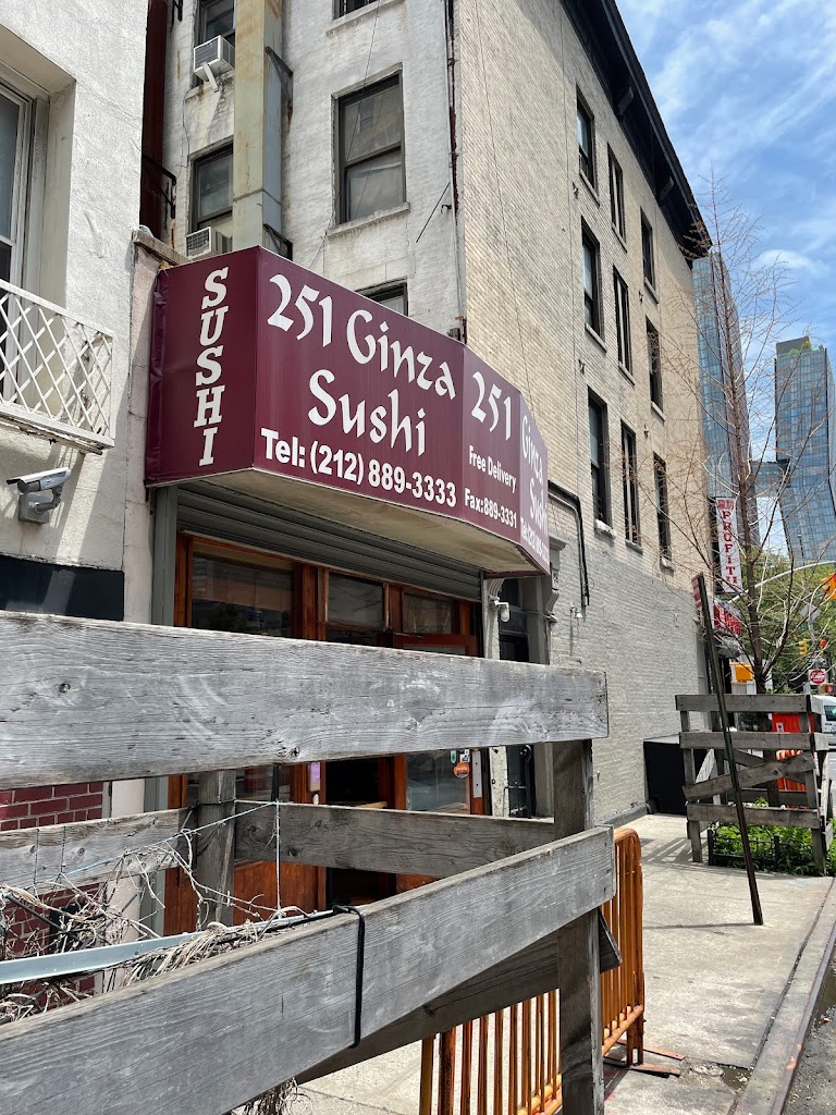 251 Ginza Sushi 10016