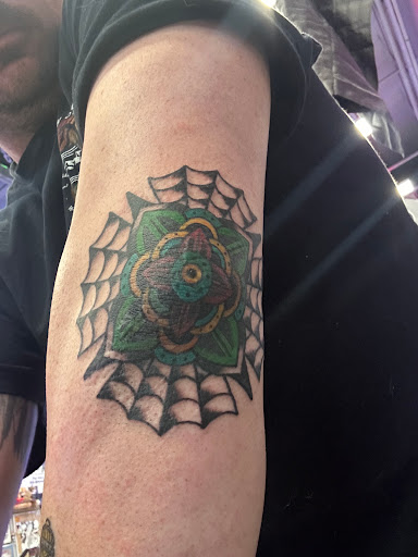Explore black clover tattoo ideas, creative tattoo ideas in Meridian, available at Burn The Boats Tattoo