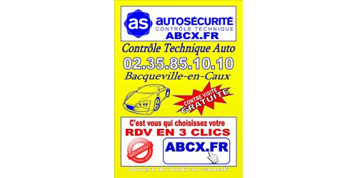 Centre de contrôle technique AS Autosécurité Contrôle Technique BACQUEVILLE EN CAUX Bacqueville-en-Caux