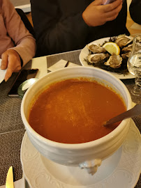 Soupe de tomate du Restaurant français Brasserie Gilles de Bretagne à Saint-Cast-le-Guildo - n°6