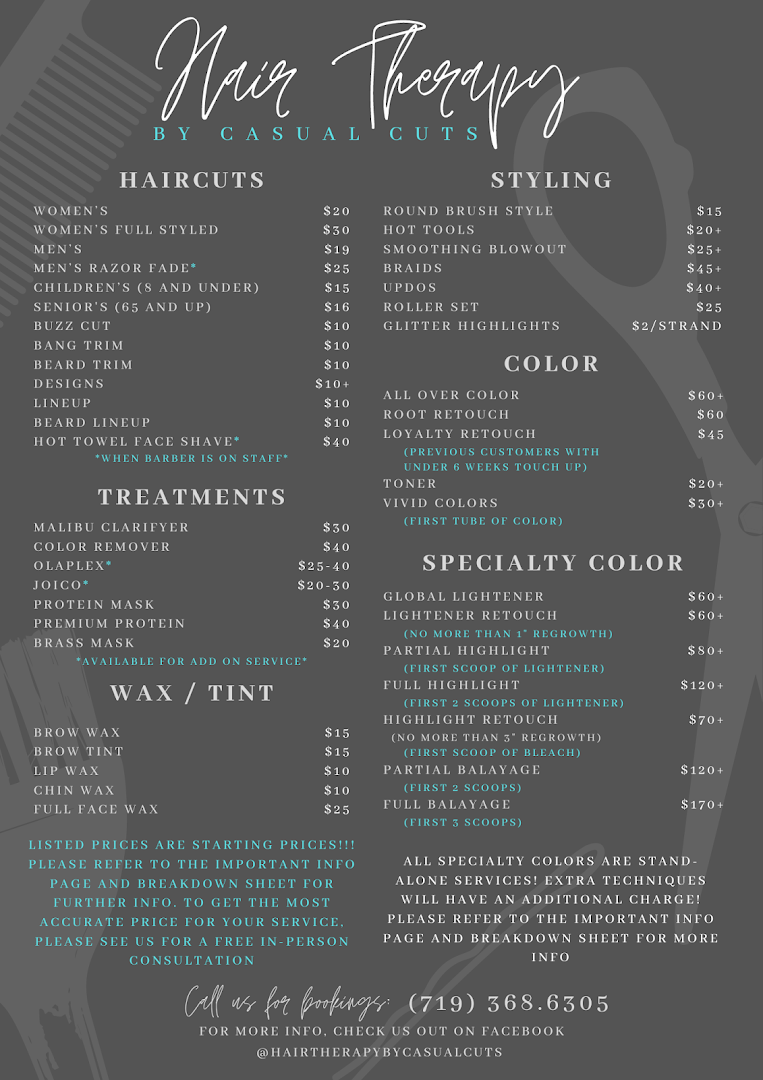 Hair Therapy by Casual Cuts