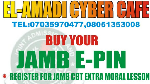 El Amadi Cyber Cafe, house behind Lafia square, No. 17 Stephenson street lafia..maijikin paipa, 900001, Lafia, Nigeria, Cafe, state Nasarawa