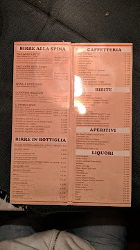 Carte du Bar Il Baccanale à Castegnato