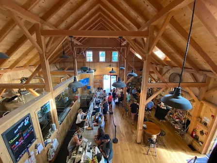 Craft beer at a brewery in Falmouth Massachusetts