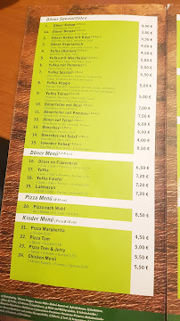 Sila Pizza & Kebab-Haus à Künzelsau menu